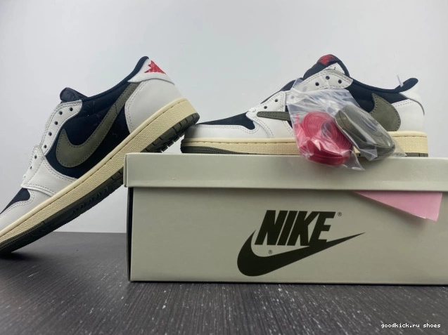 WMNS Scott x Air OG 1 Travis Olive Low DZ4137-106 Jordan 0806